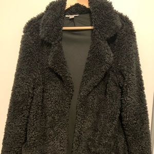 Black Jacket | Teddy Bear coat